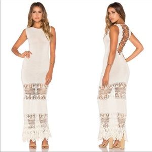 Jen’s Pirate Booty True Love Crochet Reversible Maxi Dress Natural